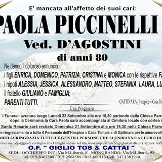 Paola Piccinaelli, ved D'Agostini
