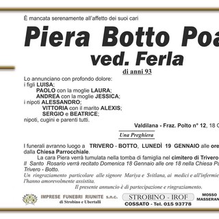 Piera Botto Poala, ved. Ferla