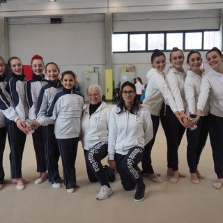 Le atlete di Piemonte Ginnastica al Ritmo Day - Foto Piemonte Ginnastica