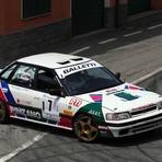 Pinzano in azione con la Subaru nel 2021 (foto ACI Sport) Pinzano in azione con la Subaru nel 2021 (foto ACI Sport)