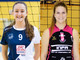 Mara Ramella del Teamvolley e Deborah Selva della SprintVirtus Biella