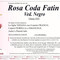 Rosa Coda Fatin, ved. Negro