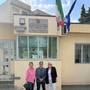 Rocchi, Ruffino e Bartoli davanti alla Casa Circondariale di Biella