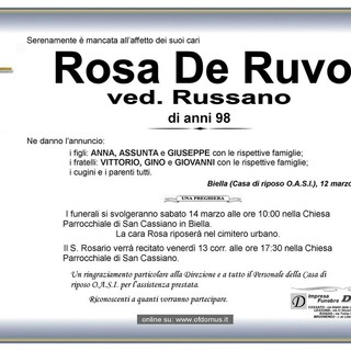Rosa De Ruvo, ved. Russano