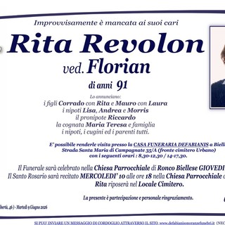 Rita Revolon, ved. Florian