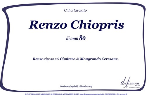 Renzo Chiopris