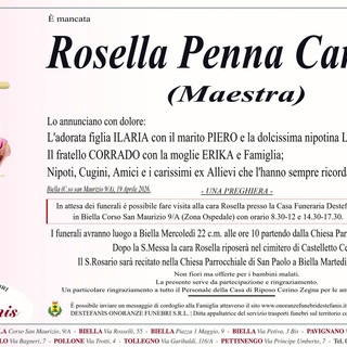 Rosella Penna Carraro (Maestra)