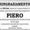 Piero Mello Grand, ringraziamento