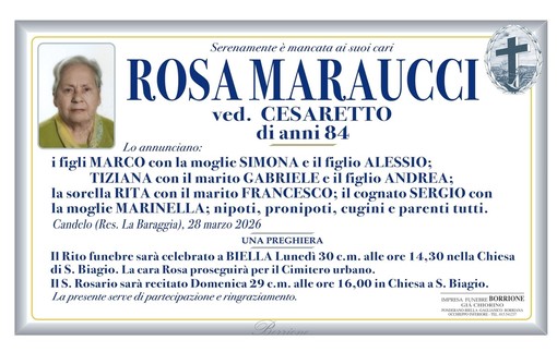 Rosa Maraucci, ved. Cesaretto Rosa Maraucci, ved. Cesaretto