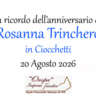 Rosanna Trinchero in Ciocchetti - Anniversario