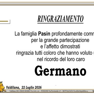 Germano, ringraziamento