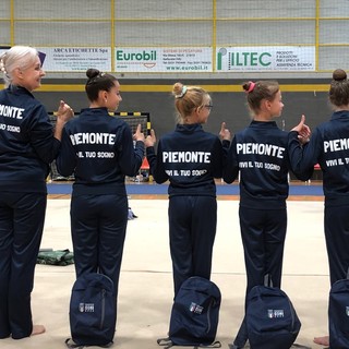 La squadra della Rhythmic School ha rappresentato il Piemonte al Trofeo Coni 2022