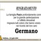 Germano, ringraziamento