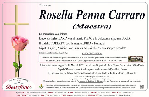 Rosella Penna Carraro (Maestra)