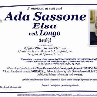 Ada Sassone Elsa, ved. Longo