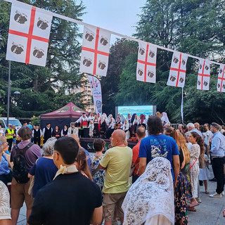 Biella, festa sarda 2026, un angolo di Piazza Vittorio Veneto
