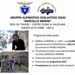 Valdilana, il Gruppo Alpinistico Scolastico presenta il programma 2027 Valdilana, il Gruppo Alpinistico Scolastico presenta il programma 2027