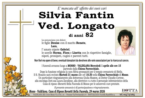 Silvia Fantin, ved. Longato Silvia Fantin, ved. Longato