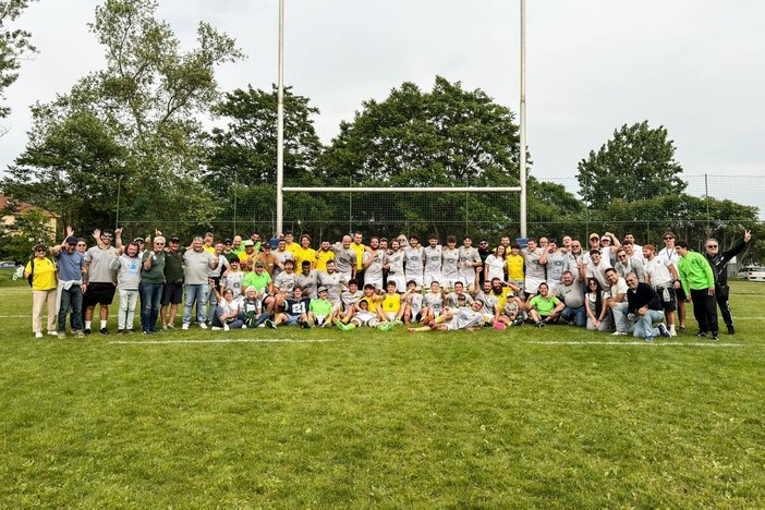 Biella Rugby, giornata storica: promozione in B per la Cadetta e semifinali nazionali per l’Under 16 (foto di Lorenzo Fassoletto)