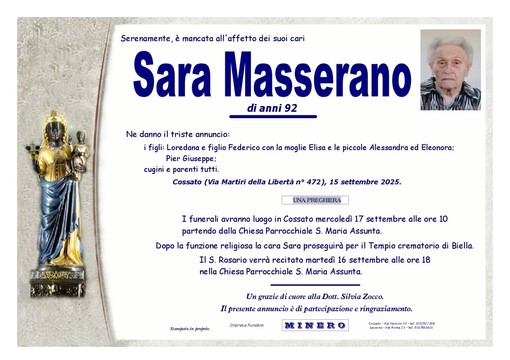 Sara Masserano Sara Masserano