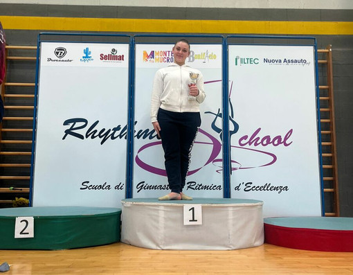 Ritmica:  ASD Piemonte Ginnastica oro per Sophie Rizzo