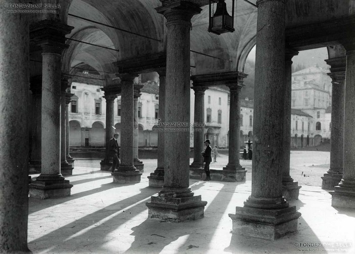 Foto d’archivio, il Santuario di Oropa all’Esposizione Internazionale del 1910 - Copyright Fondazione Sella 2024.