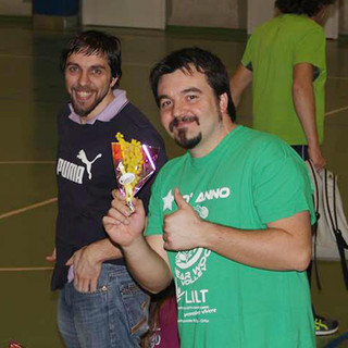 Il dirigente Filippo Scarpulla con il tecnico Simone Nicolo