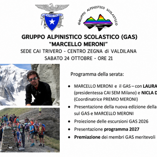Valdilana, il Gruppo Alpinistico Scolastico presenta il programma 2027