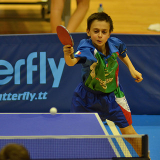 Jacopo Sulis con la maglia della nazionale italiana in una foto di P.Roncallo
