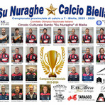 Il poster della squadra di Su Nuraghe Calcio Biella nell'edizione 2025-2026.