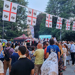 Biella, festa sarda 2026, un angolo di Piazza Vittorio Veneto Biella, festa sarda 2026, un angolo di Piazza Vittorio Veneto