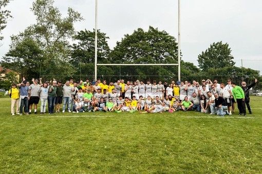 Biella Rugby, giornata storica: promozione in B per la Cadetta e semifinali nazionali per l’Under 16 (foto di Lorenzo Fassoletto)