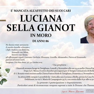 Luciana Sella Gianot in Moro