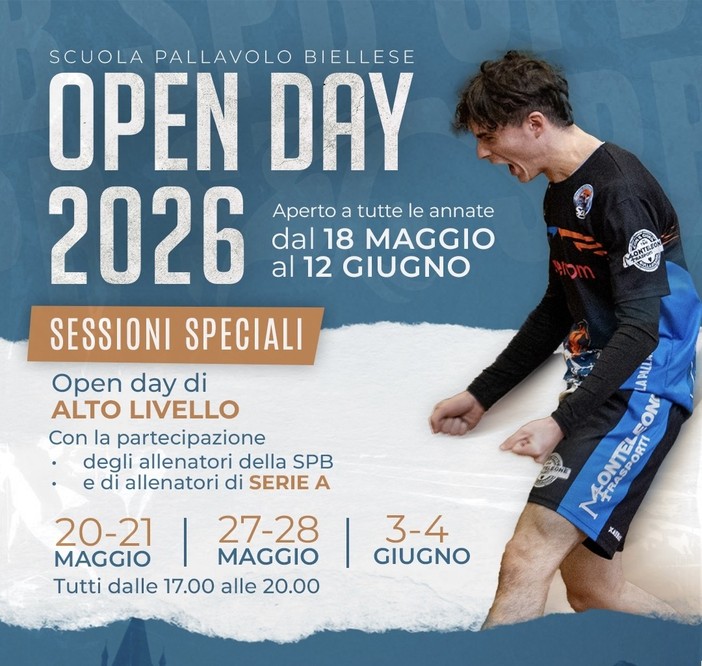 Scuola Pallavolo Biellese: Open Day al PalaPajetta Scuola Pallavolo Biellese: Open Day al PalaPajetta