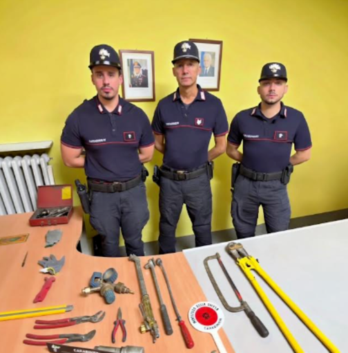 Arrestati per furto di 200 chili di rame nella vicina Valsesia Arrestati per furto di 200 chili di rame nella vicina Valsesia