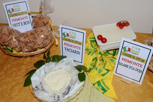 Coldiretti: 336 bandiere del gusto che fanno del Piemonte a tavola un'eccellenza
