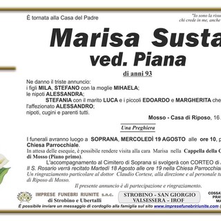 Marisa Susta, Ved. Piana