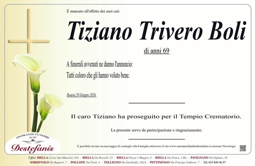 Tiziano Trivero Boli Tiziano Trivero Boli