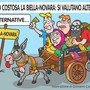 Biella-Novara, elettrificazione troppo cara? Il mezzo del futuro ha quattro zampe (ed è più agile di un treno) - Illustrazione di Giovanni Cavallo Biella-Novara, elettrificazione troppo cara? Il mezzo del futuro ha quattro zampe (ed è più agile di un treno) - Illustrazione di Giovanni Cavallo
