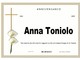 Anna Toniolo, anniversario