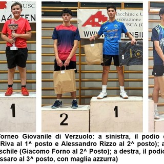TT Biella, ottimi risultati nel Torneo Giovanile di Verzuolo
