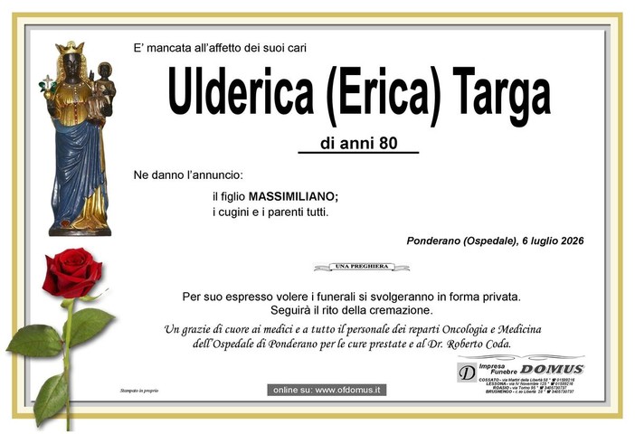 Ulderica (Erica) Targa
