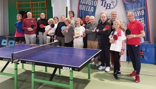 “Ping Pong per la terza età”: parte col botto l’iniziativa TT Biella.