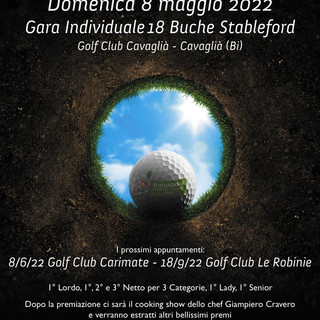 Golf Club Cavaglià, fine settimana ricco di appuntamenti
