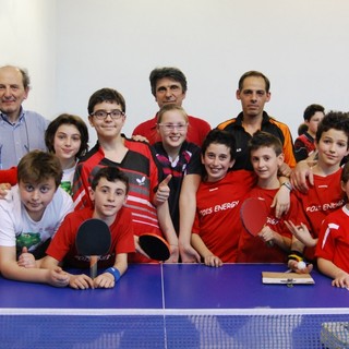 Lo staff e gli atleti del TT Biella presente a Novara Lo staff e gli atleti del TT Biella presente a Novara