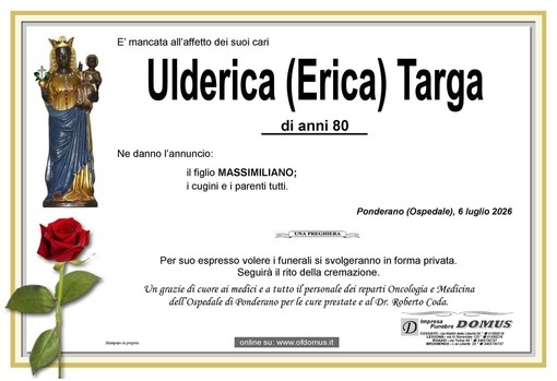 Ulderica (Erica) Targa Ulderica (Erica) Targa