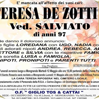 Teresa De Zotti, ved. Salviato