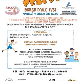 Borgo d’Ale, al via la Terza Corsa delle Pesche Borgo d’Ale, al via la Terza Corsa delle Pesche