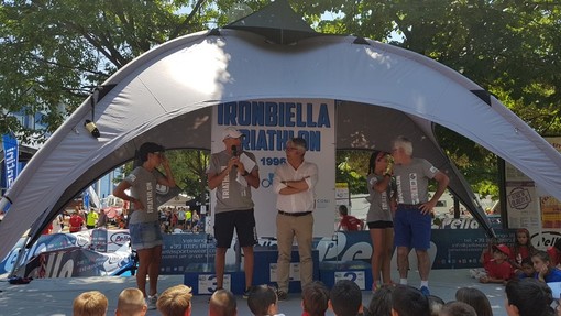 Nella foto l'edizione 2018 del Triathlon dell'Orso