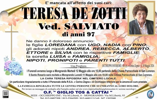 Teresa De Zotti, ved. Salviato